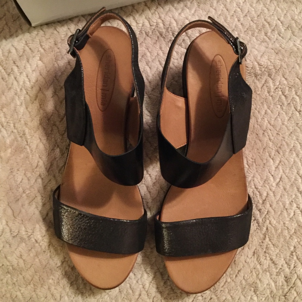 NIB Sheridan Mia Tensil Black Sandal Size 39M - Picture 3 of 12